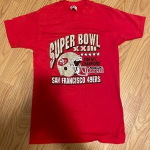 1988 Super Bowl & NFC championship 49er shirt. #vintage #retro #football #49ers
